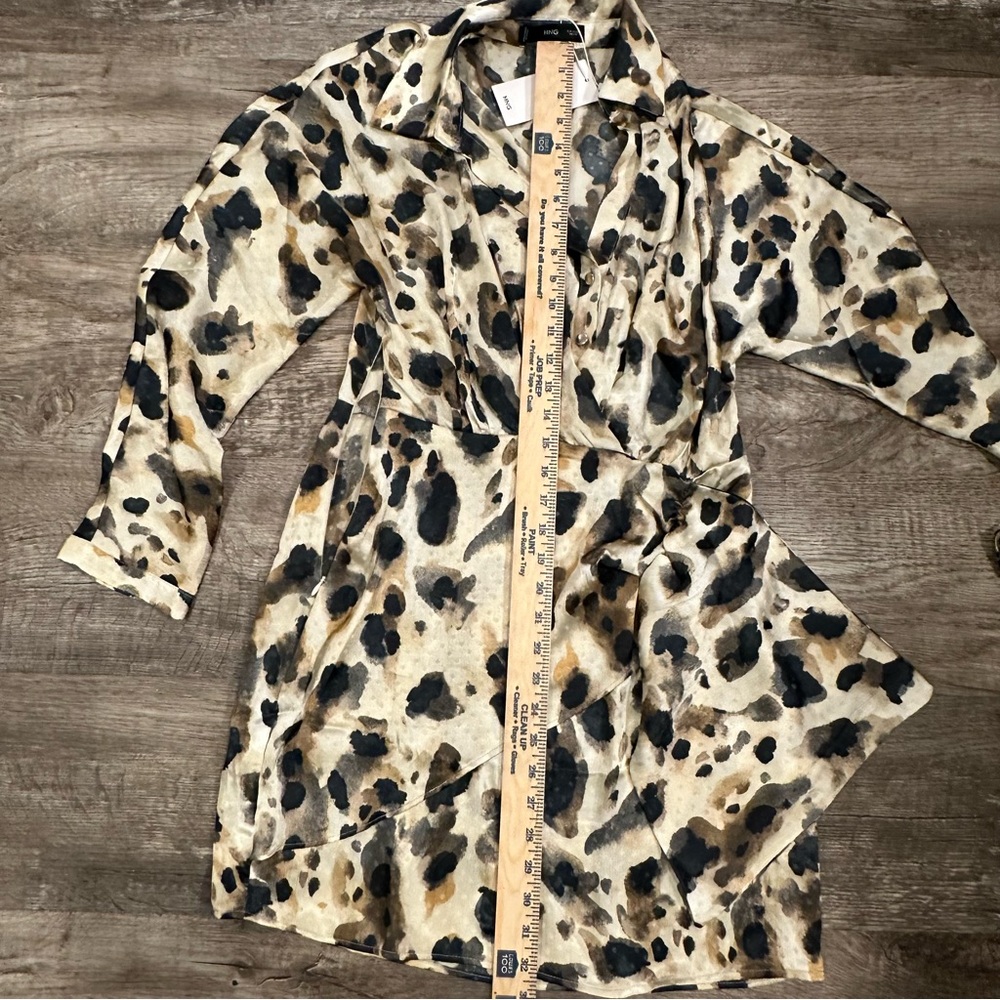 Mango Leopard Print Mini‎ Dress - Picture 7 of 7